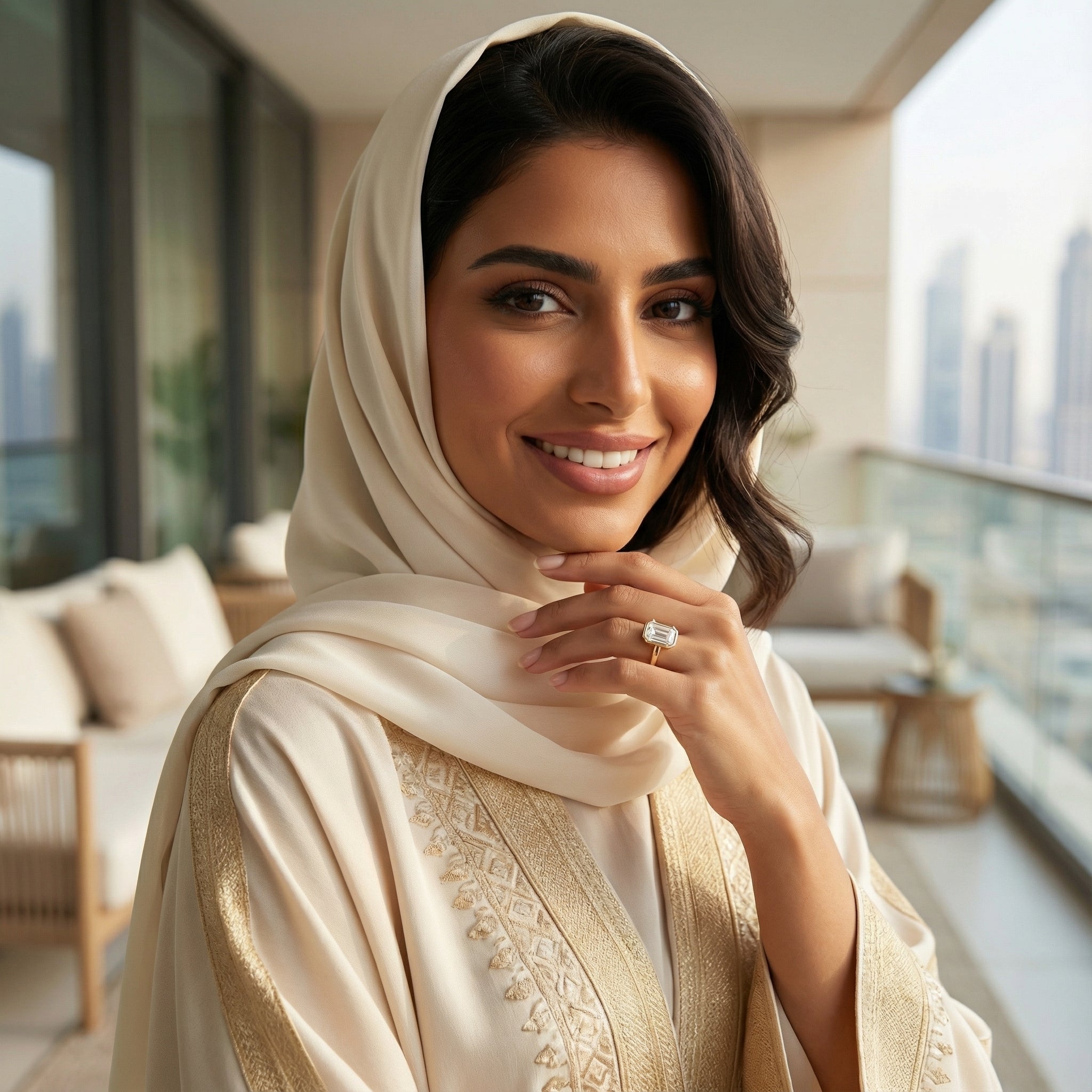 Ayla Moissanite Ring – Gold – D Colour – VVS1