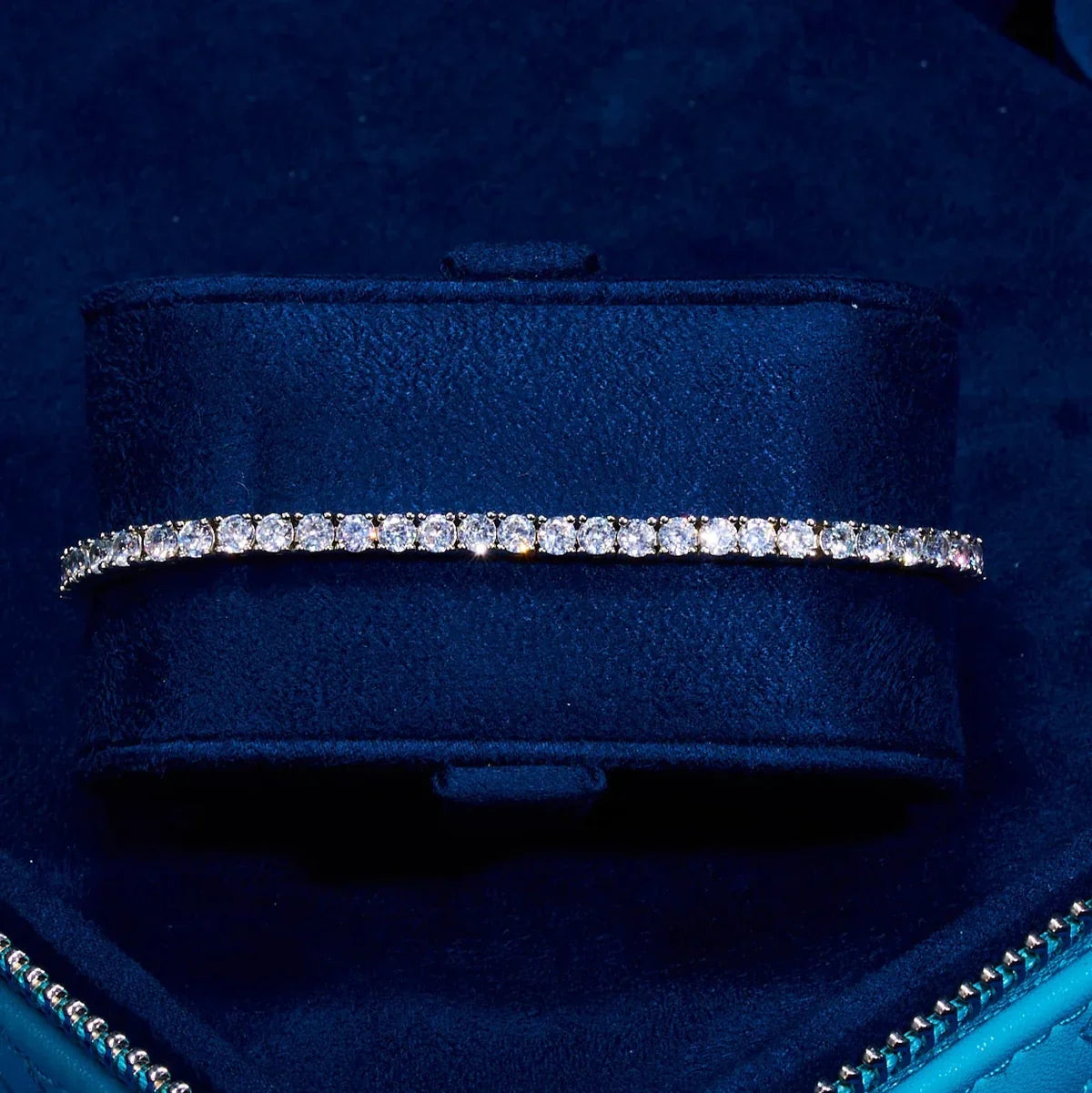 MEN'S SIGNATURE 3MM TENNIS BRACELET - SILVER