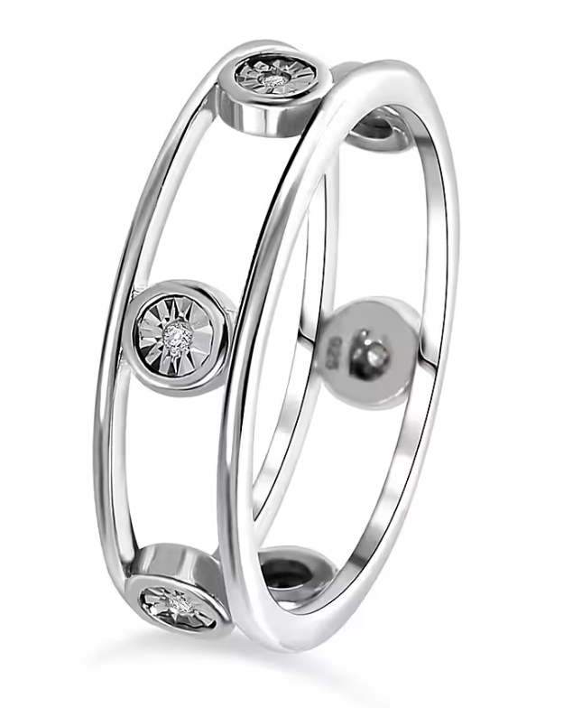 خاتم ETERNITY BRILLIANT BEZEL SET