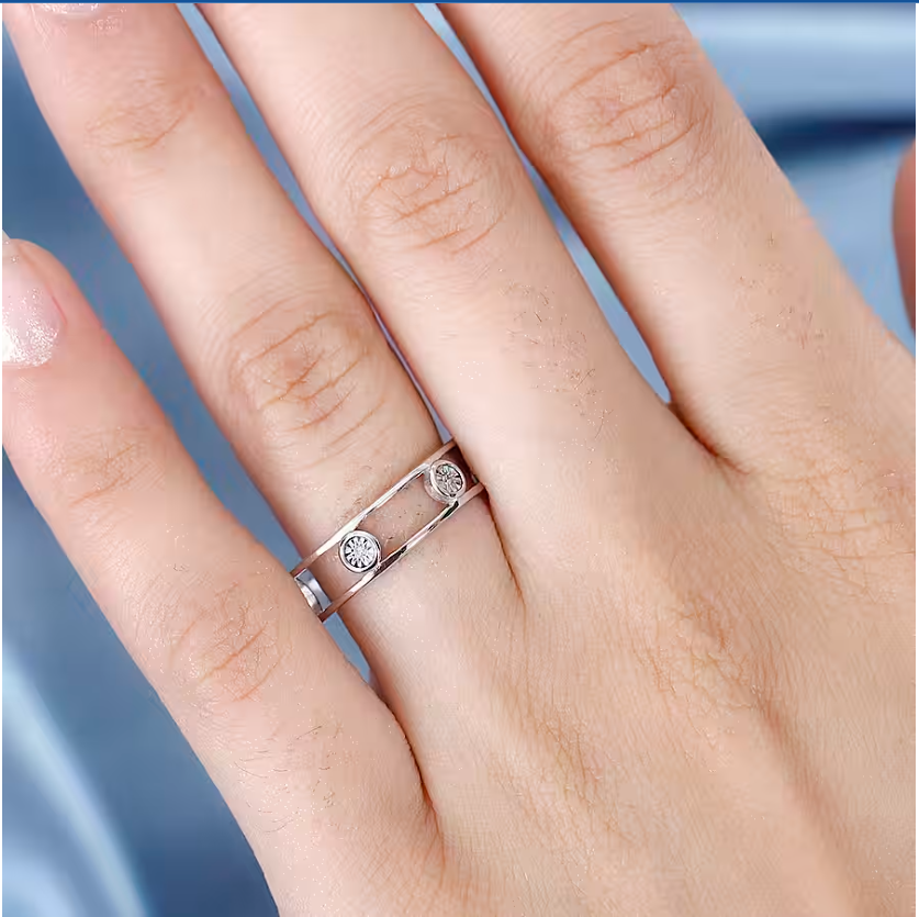 خاتم ETERNITY BRILLIANT BEZEL SET