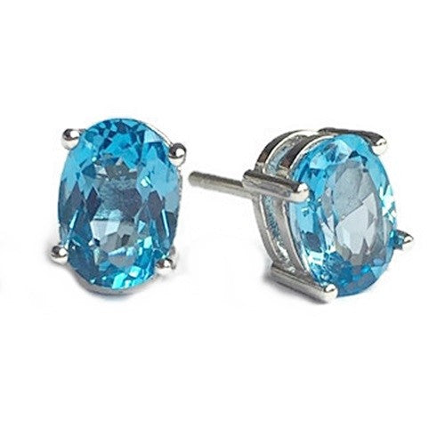 2CT OVAL SOLITAIRE STUDS