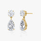 CLASSIC ROUND BRILLIANT AND TEAR DROP EARRINGS