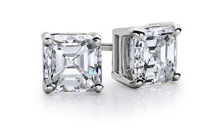 6CT ROYAL ASSCHER STUD EARRINGS