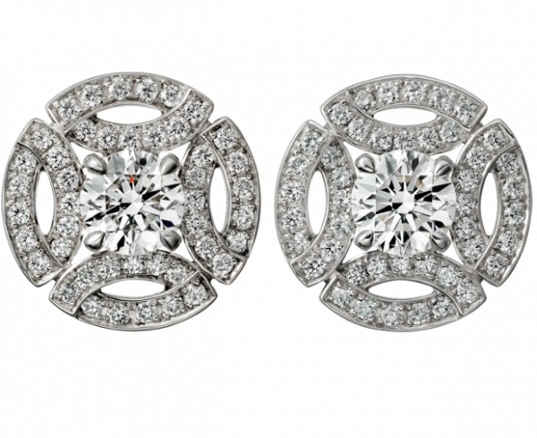 DAZZLING HALO EARRINGS