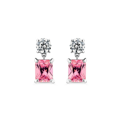 BRILLIANT & RADIANT CUT DROP EARRINGS