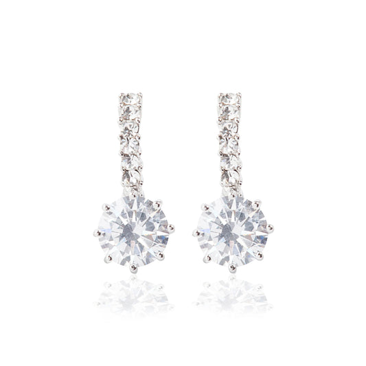 6CT BRILLIANT DROP EARRINGS