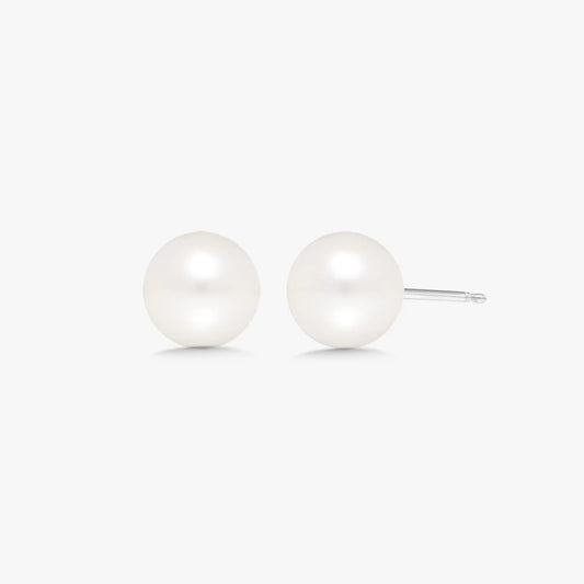 WHITE PEARL STUDS