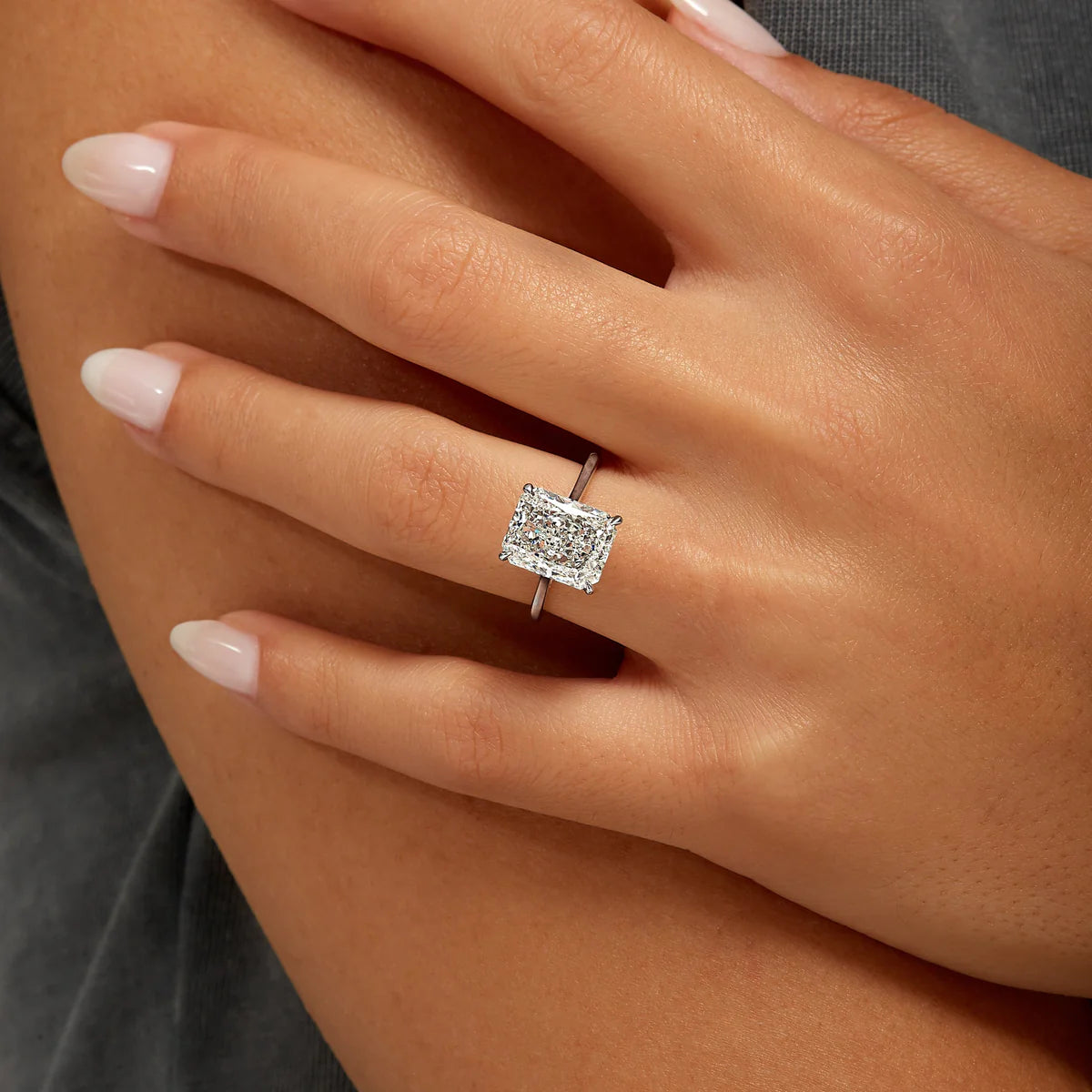 11.5CT RADIANT CUT SOLITAIRE RING