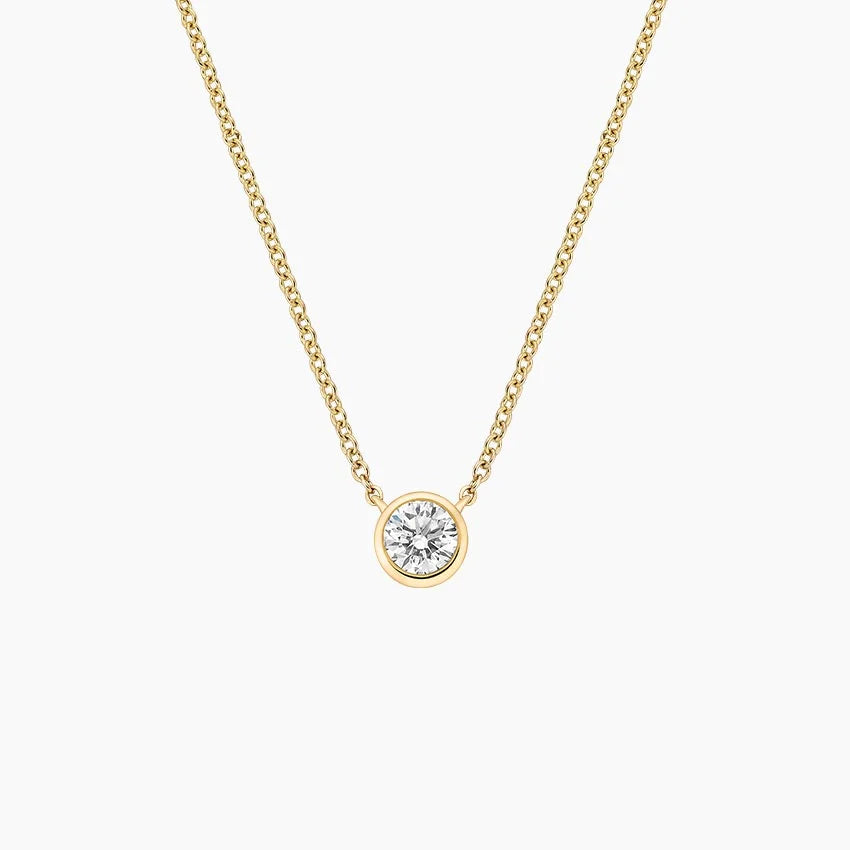 1CT BEZEL SET SOLITAIRE PENDANT (COPY)