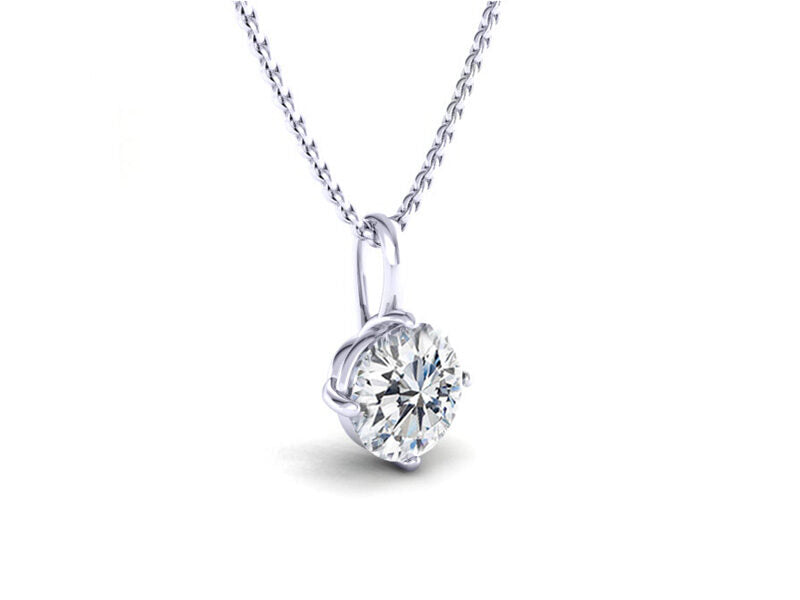 SOLITAIRE ROUND 6.5CT BRILLIANT PENDANT