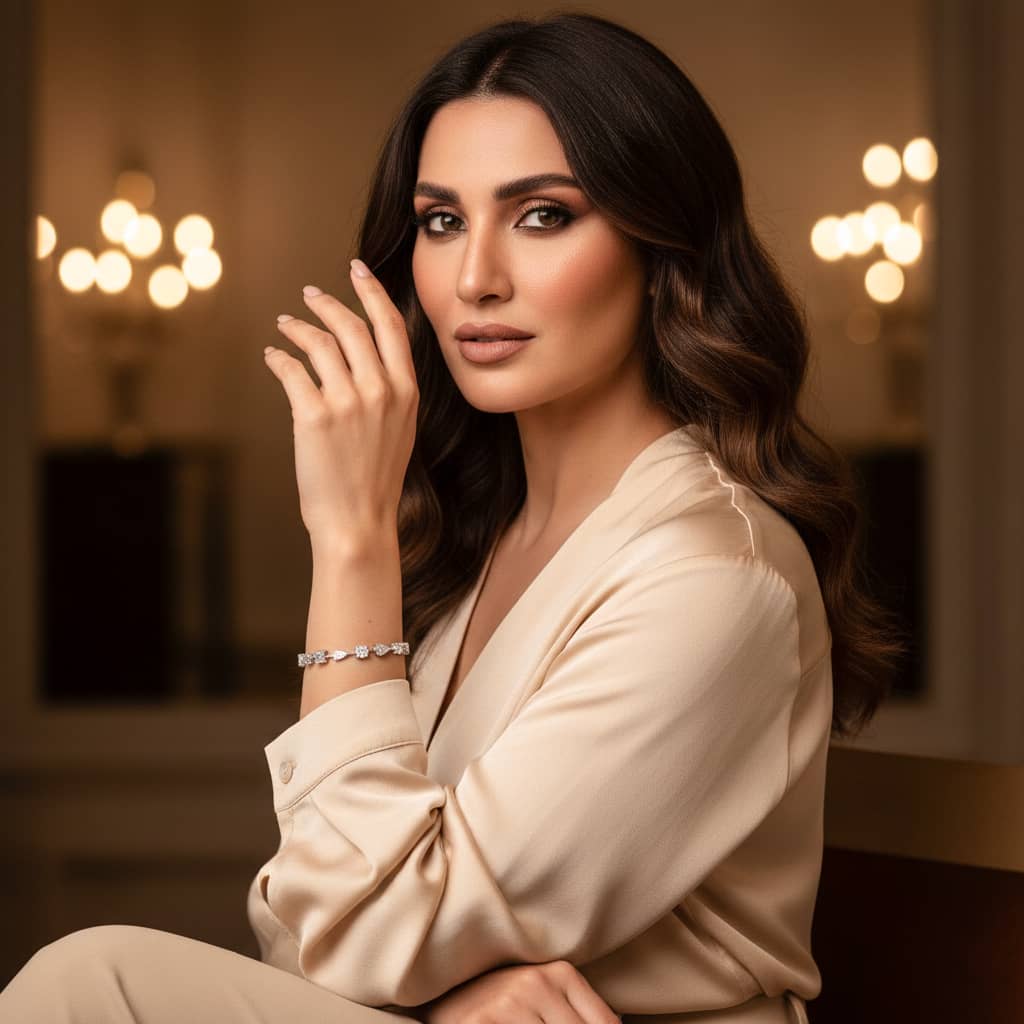 RIWA 5MM MOISSANITE TENNIS BRACELET - D COLOR - VVS1