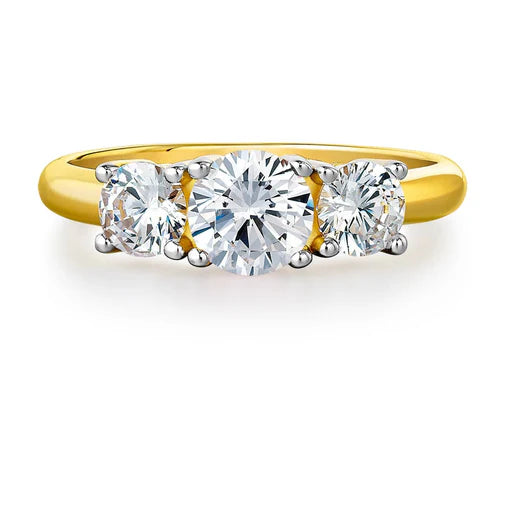 1.5CT TRILOGY BRILLIANT CUT RING