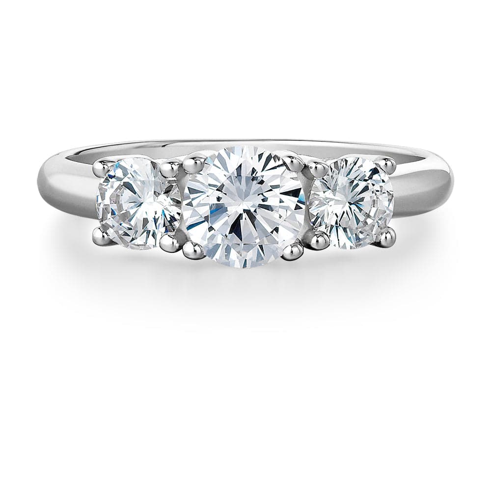 1.5CT TRILOGY BRILLIANT CUT RING