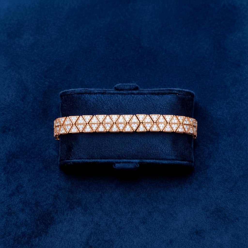 RAYAN MOISSANITE TENNIS BRACELET - ROSE GOLD - D COLOR - VVS1