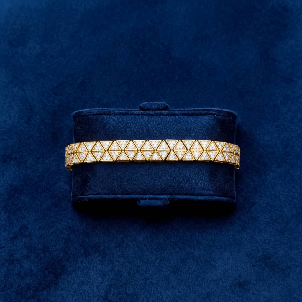 RAYAN MOISSANITE TENNIS BRACELET - ROSE GOLD - D COLOR - VVS1