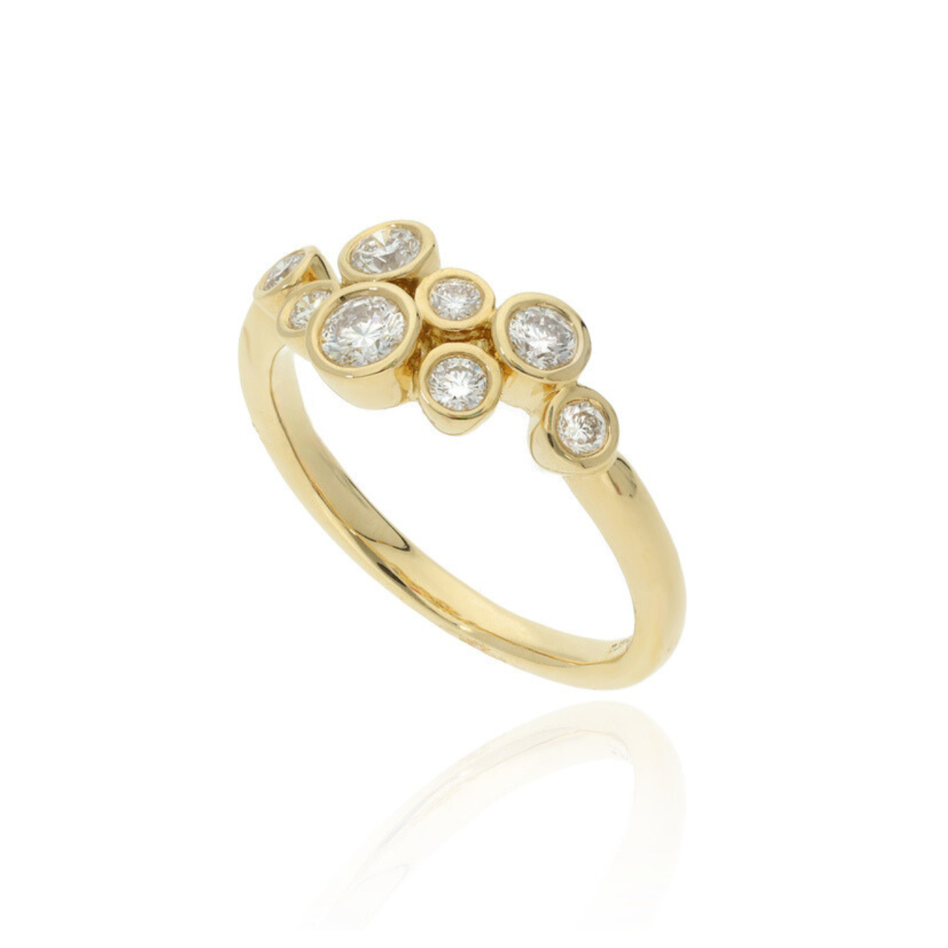 BUBBLE BEZEL RING