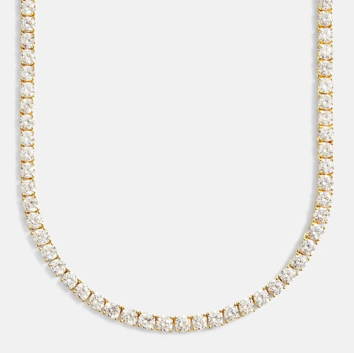 MENS 4MM TENNIS CHAIN - GOLD