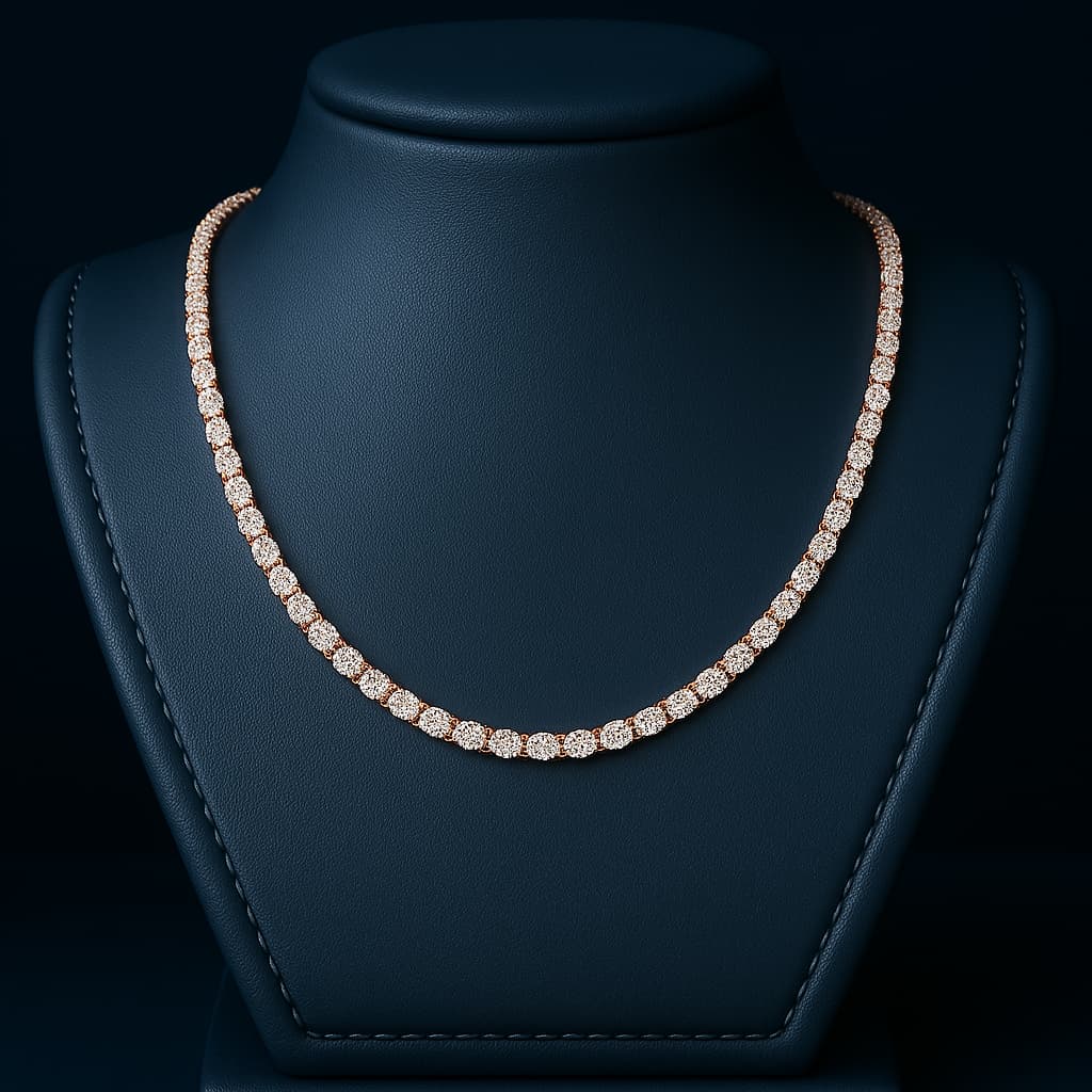 4MM TENNIS NECKLACE