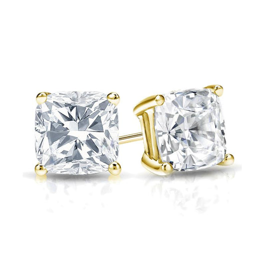 4.5CT CUSHION STUD EARRING