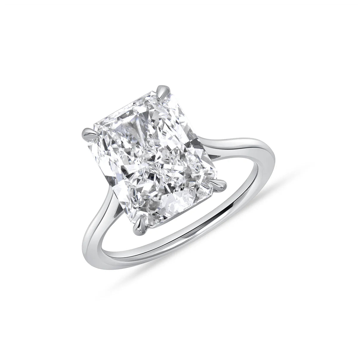 11.5CT RADIANT CUT SOLITAIRE RING