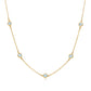 NINE DIAMONDS BY THE YARD NECKLACE