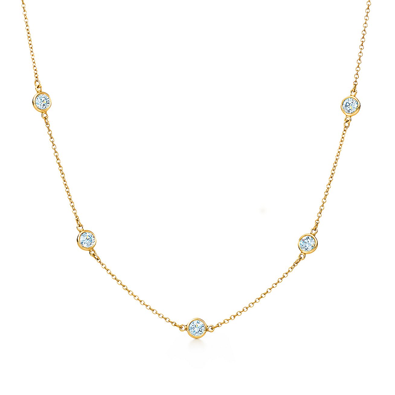 NINE DIAMONDS BY THE YARD NECKLACE