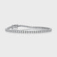 MENS MICRO 2MM TENNIS BRACELET - WHITE GOLD