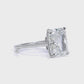 11.5CT RADIANT CUT SOLITAIRE RING