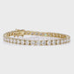 MENS 4MM TENNIS BRACELET - GOLD