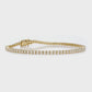 MENS MICRO 2MM TENNIS BRACELET - GOLD