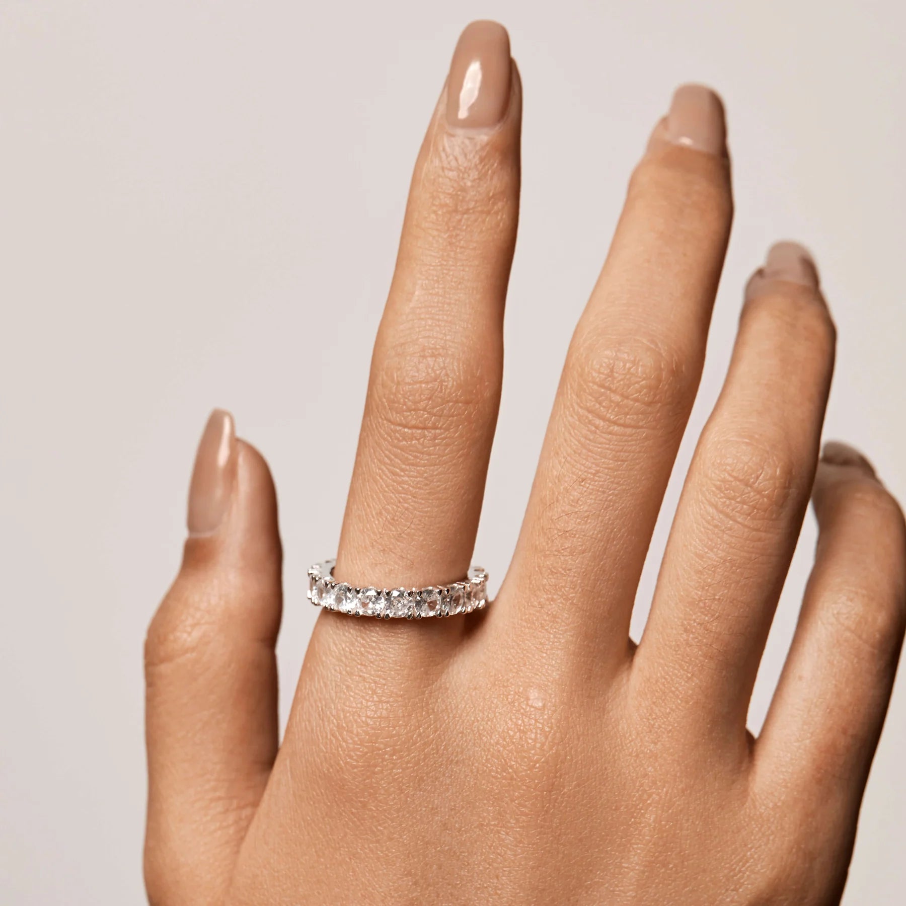 Eva Moissanite Ring｜2.3twc